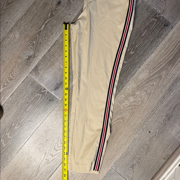 Swing Control Tan Cropped Pants with Stripe Accent 0114 - Picture 5 of 5